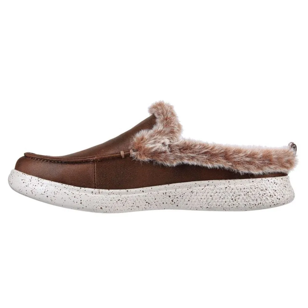 113791 Bobs Skipper Mountain Muse Brown Skechers Clogs