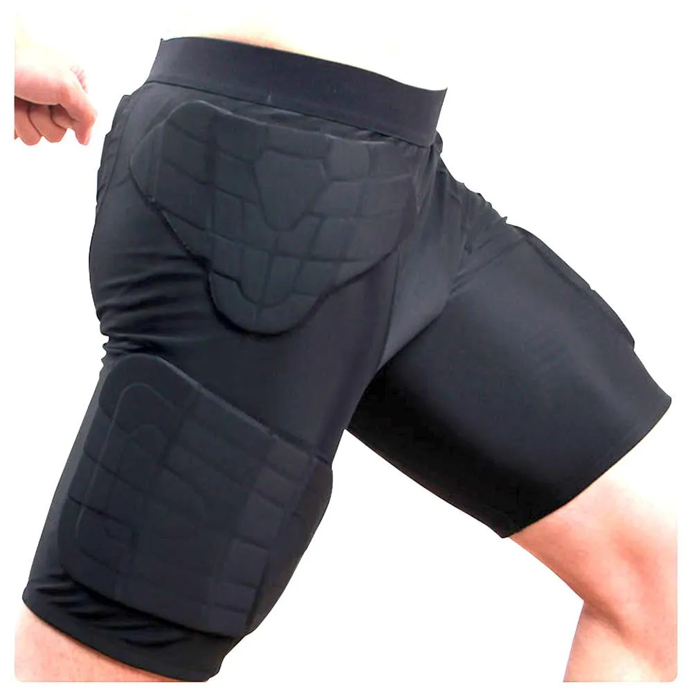 1Storm Men Lycra EVA Anti-Collision Chest Protective Black Short Shirt/Pant for Football Baseball Basketball Bike Rugby Snowboard Ski Volleyball