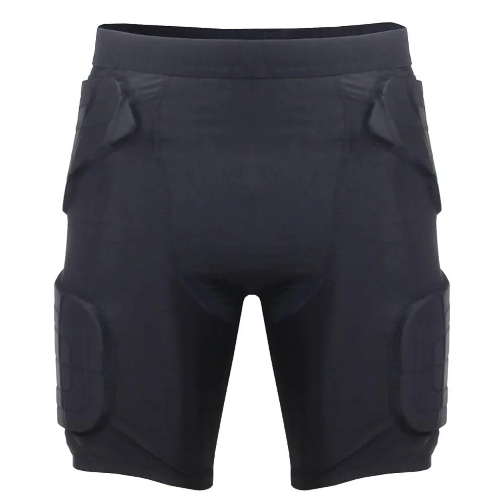 1Storm Men Lycra EVA Anti-Collision Chest Protective Black Short Shirt/Pant for Football Baseball Basketball Bike Rugby Snowboard Ski Volleyball
