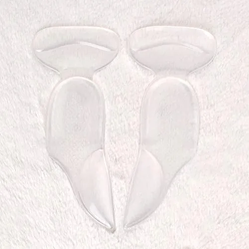 3 in 1 Arch Support Heel Cushion and Liner for Men and Women, Gel Shoe Heel Inserts (Beige)
