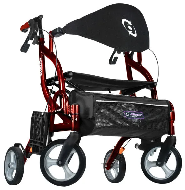 Airgo Fusion Side-Folding Rollator & Transport Chair