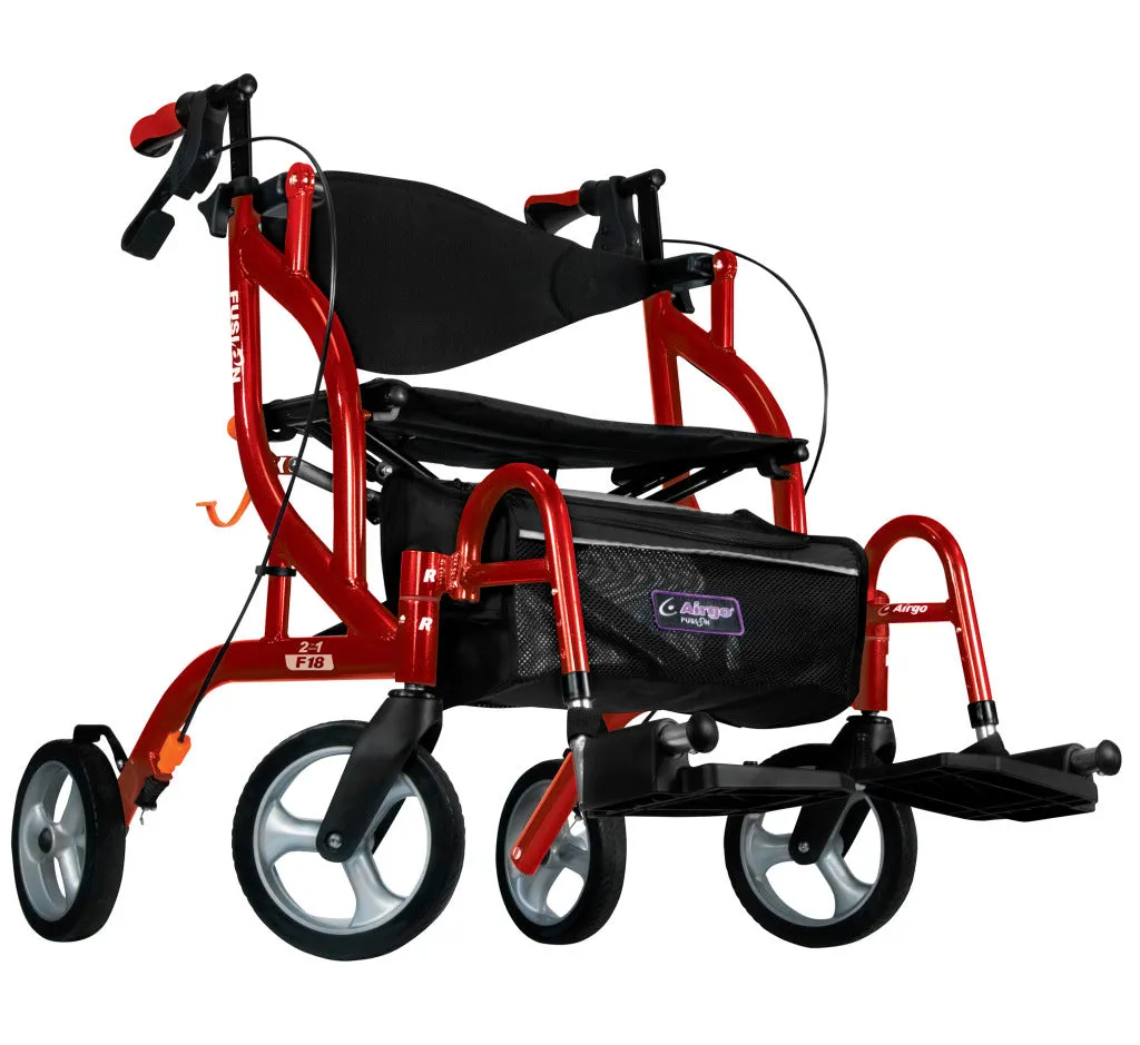 Airgo Fusion Side-Folding Rollator & Transport Chair