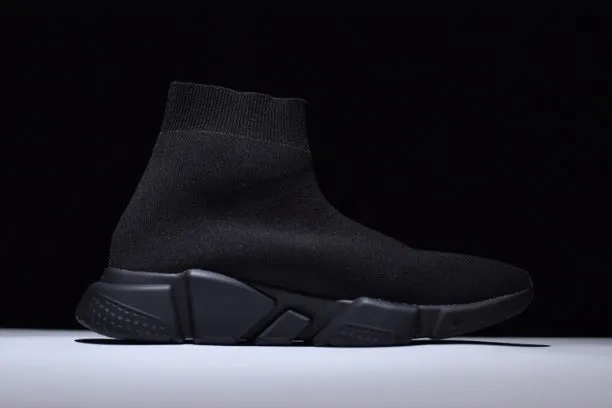 BalenciagaMen's Speed Trainer Mid - Triple Black
