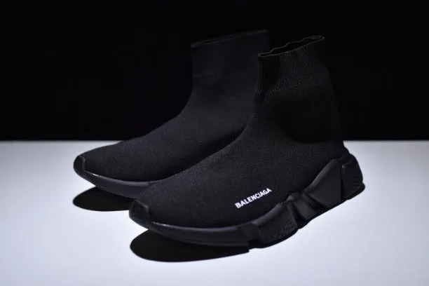 BalenciagaMen's Speed Trainer Mid - Triple Black