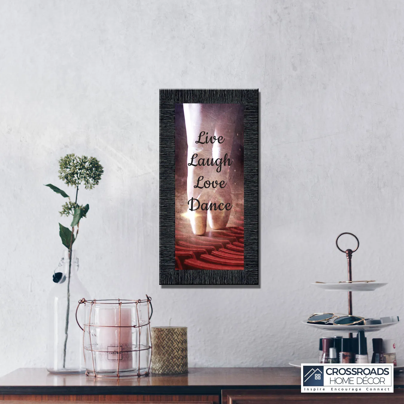 Ballet, Dancer Gifts for Teen Girls or Women, Framed Ballet Slippers, 10x10 6356
