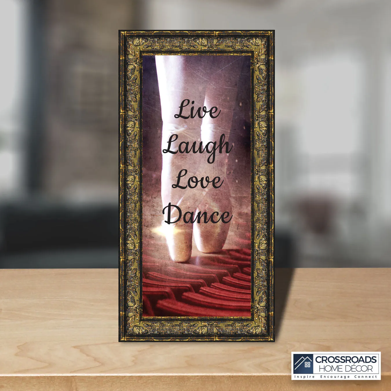 Ballet, Dancer Gifts for Teen Girls or Women, Framed Ballet Slippers, 10x10 6356