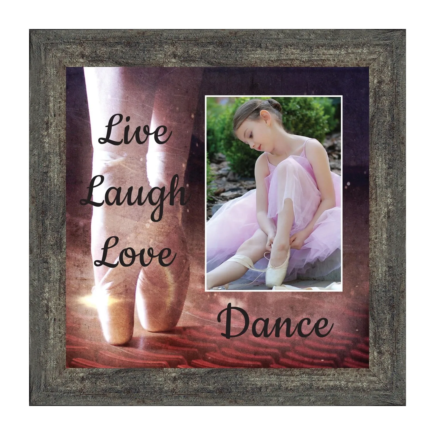 Ballet, Dancer Gifts for Teen Girls or Women, Framed Ballet Slippers, 10x10 6356