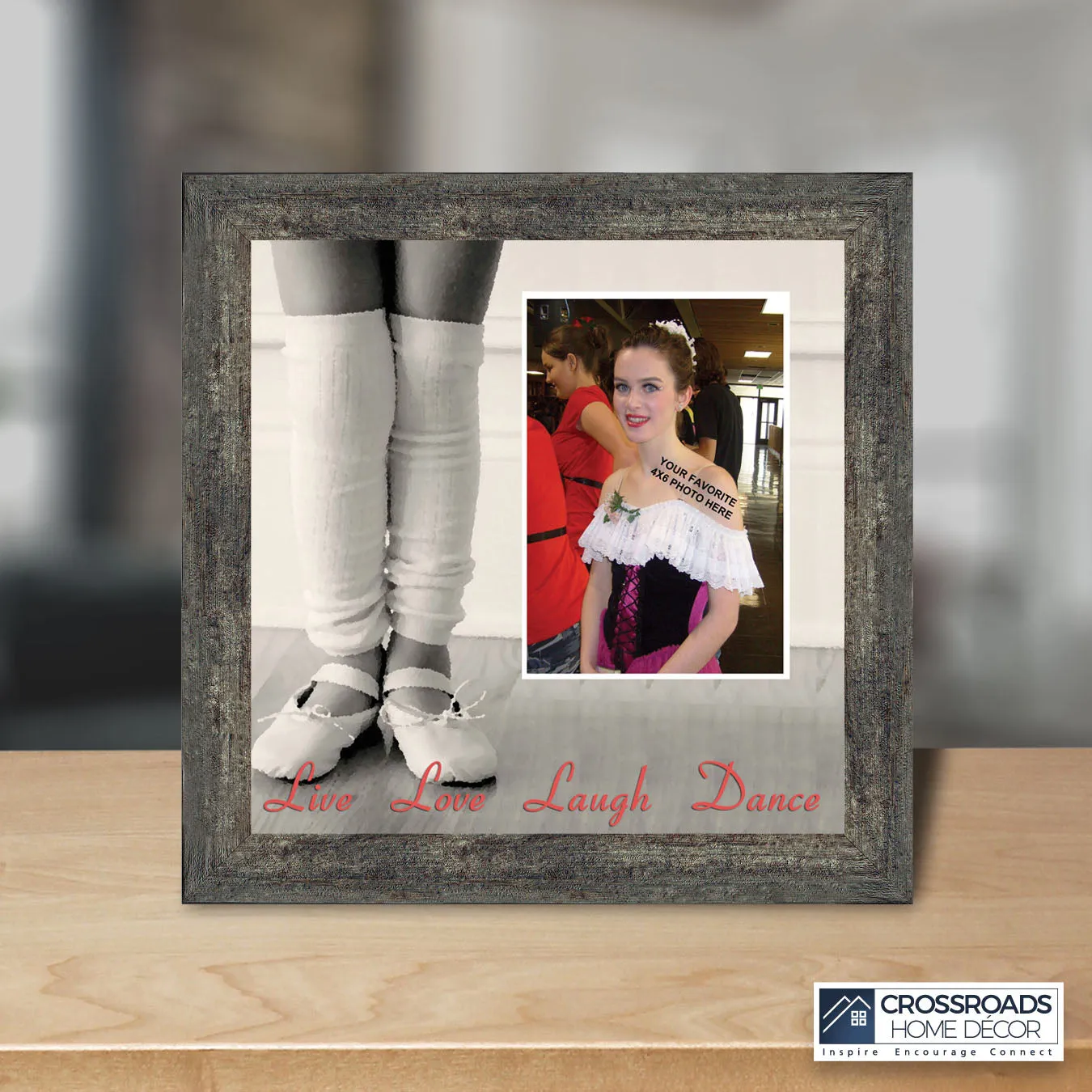 Ballet, Dancer Gifts for Teen Girls or Women, Framed Ballet Slippers, 10x10 6356