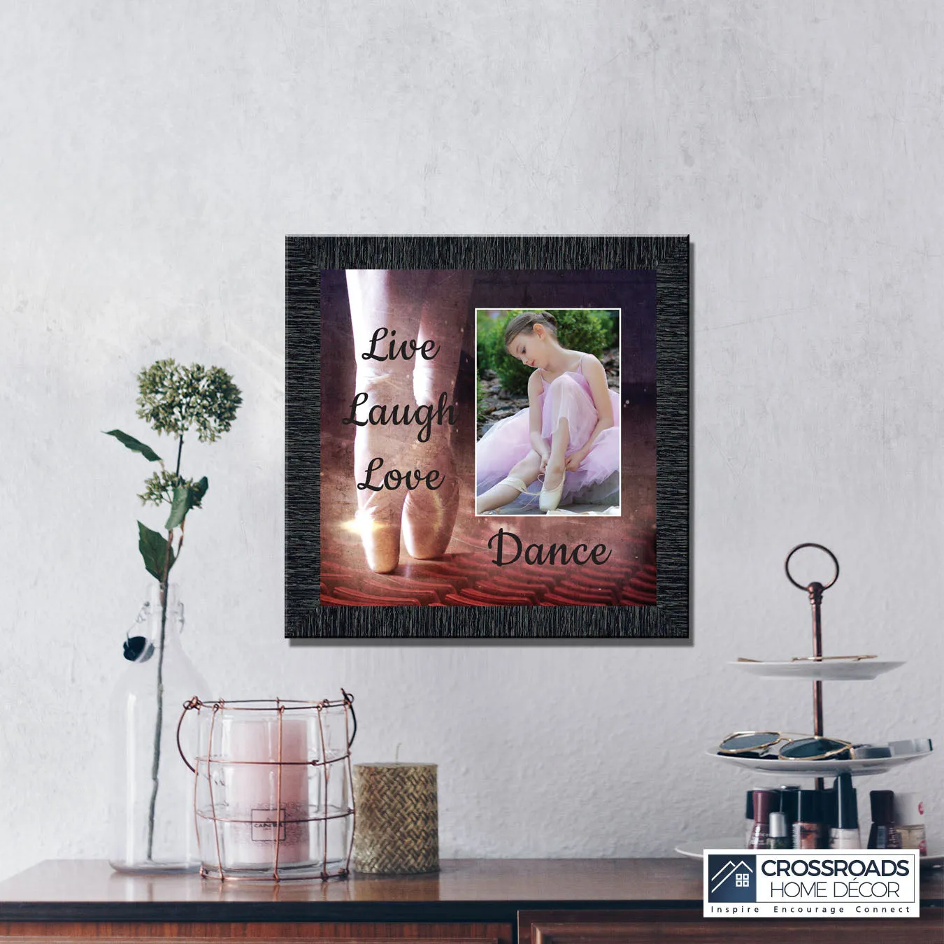 Ballet, Dancer Gifts for Teen Girls or Women, Framed Ballet Slippers, 10x10 6356