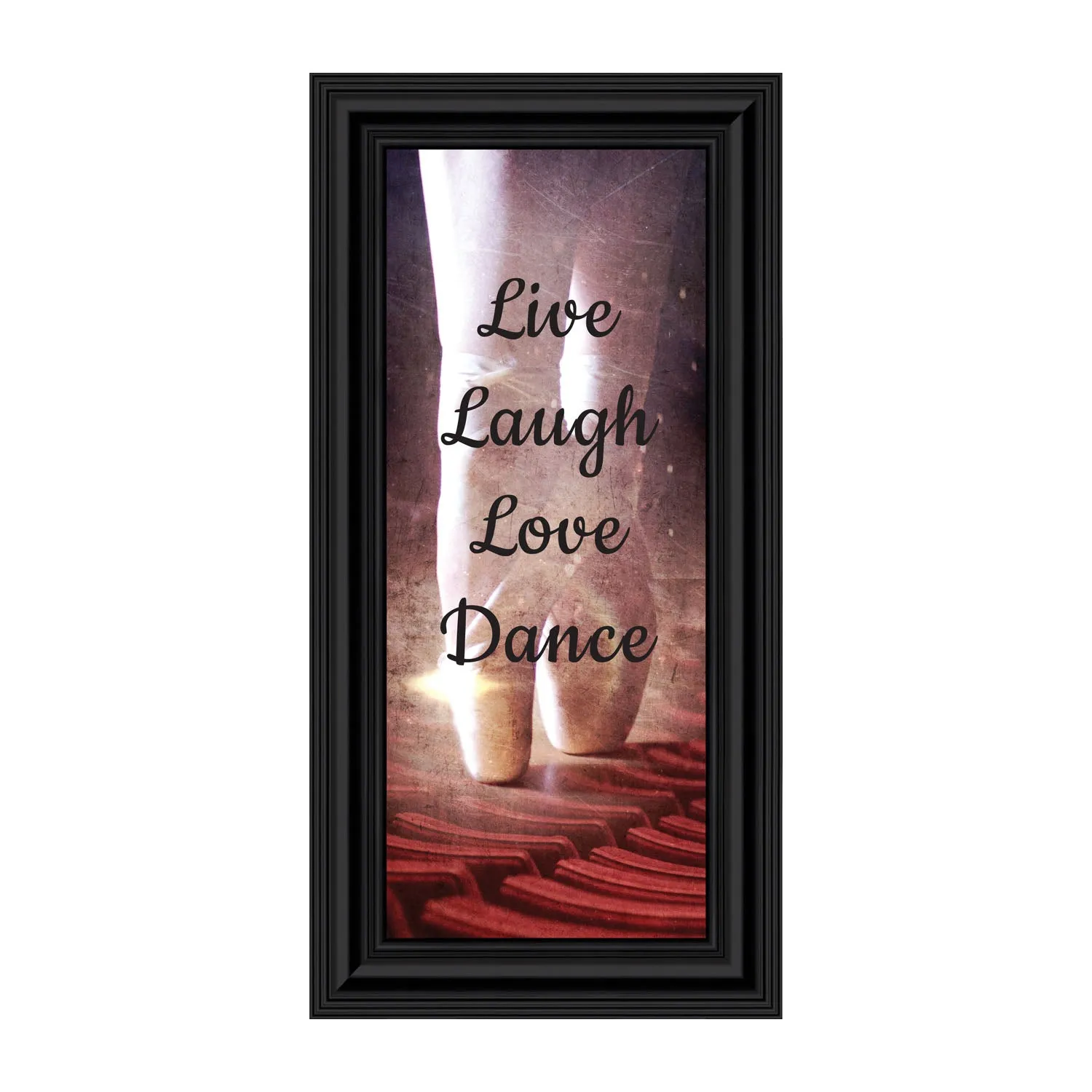 Ballet, Dancer Gifts for Teen Girls or Women, Framed Ballet Slippers, 10x10 6356
