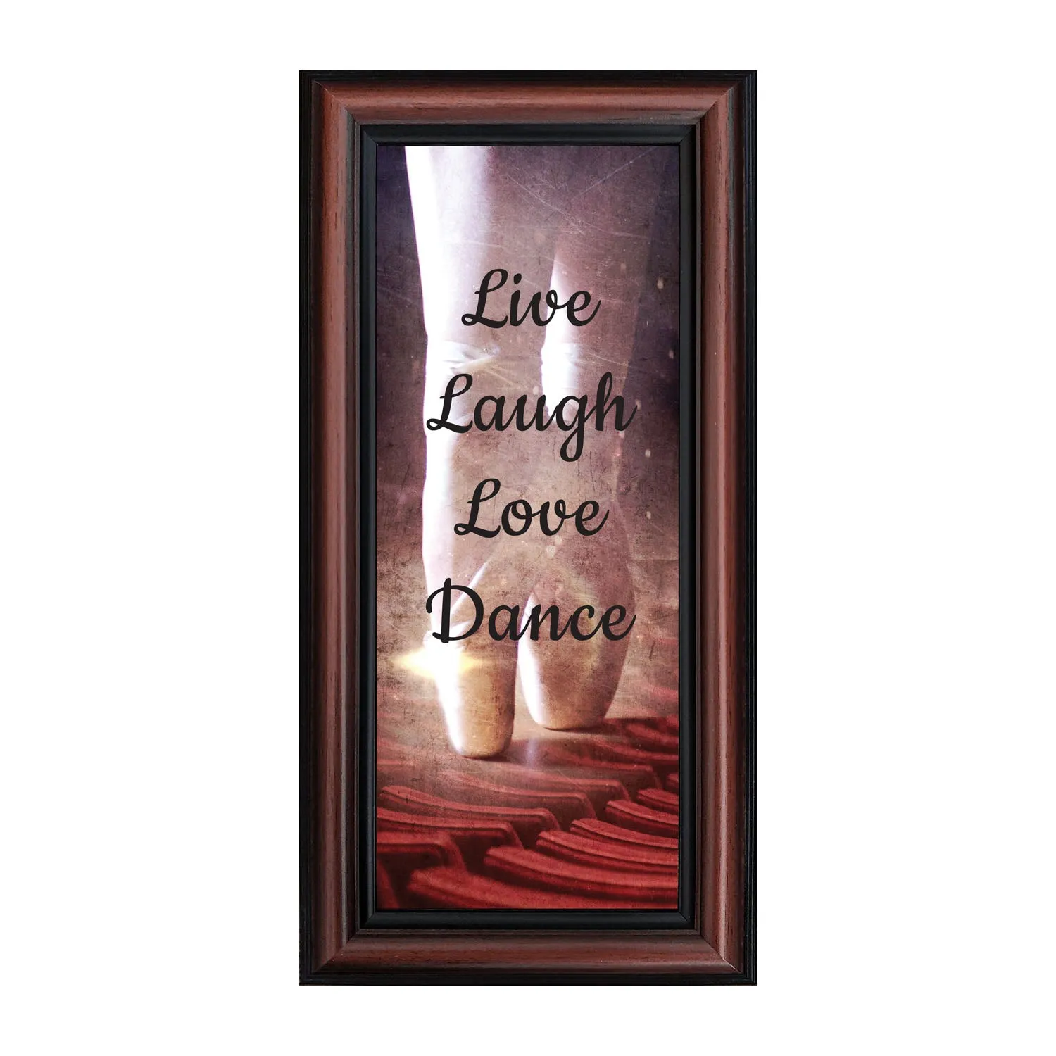 Ballet, Dancer Gifts for Teen Girls or Women, Framed Ballet Slippers, 10x10 6356