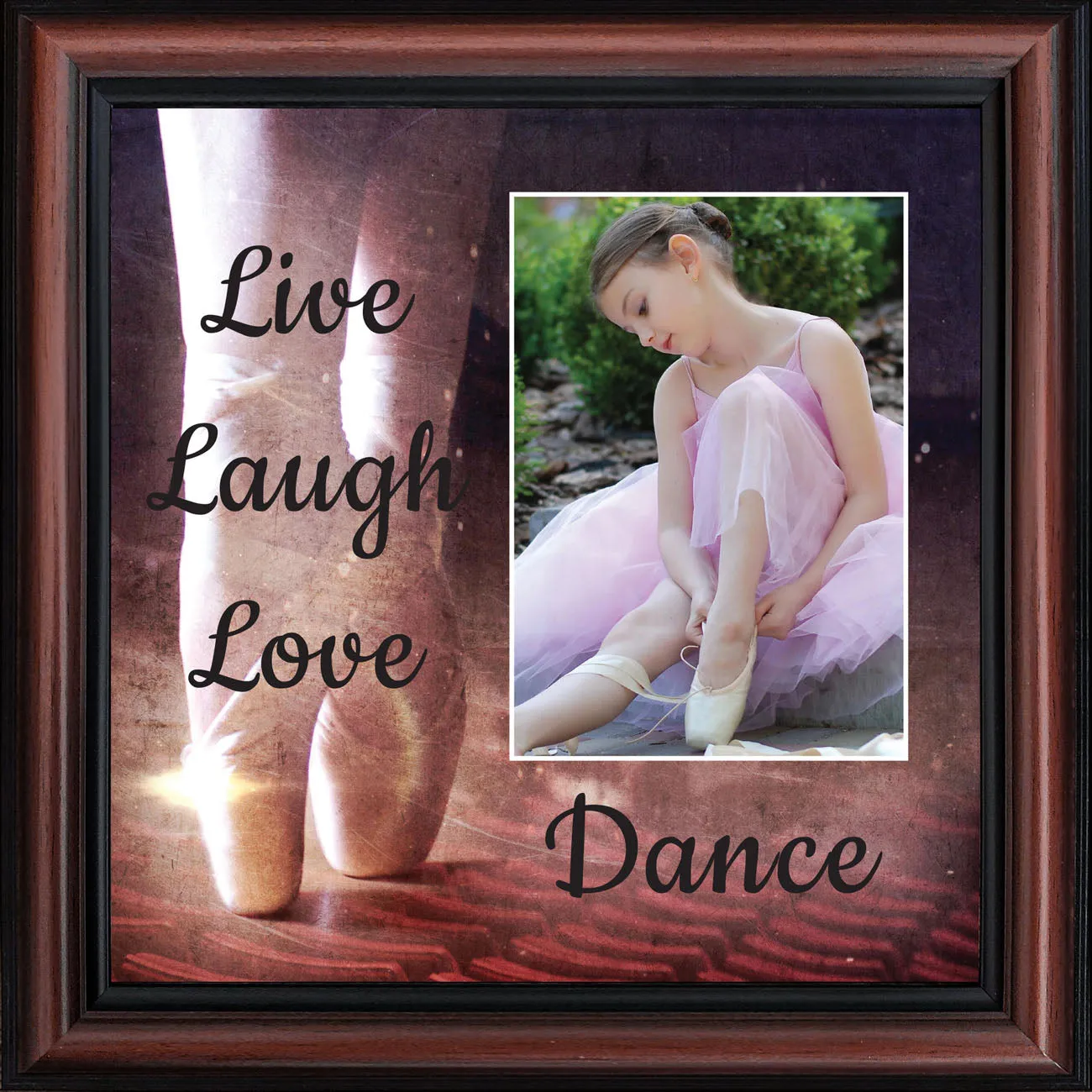 Ballet, Dancer Gifts for Teen Girls or Women, Framed Ballet Slippers, 10x10 6356