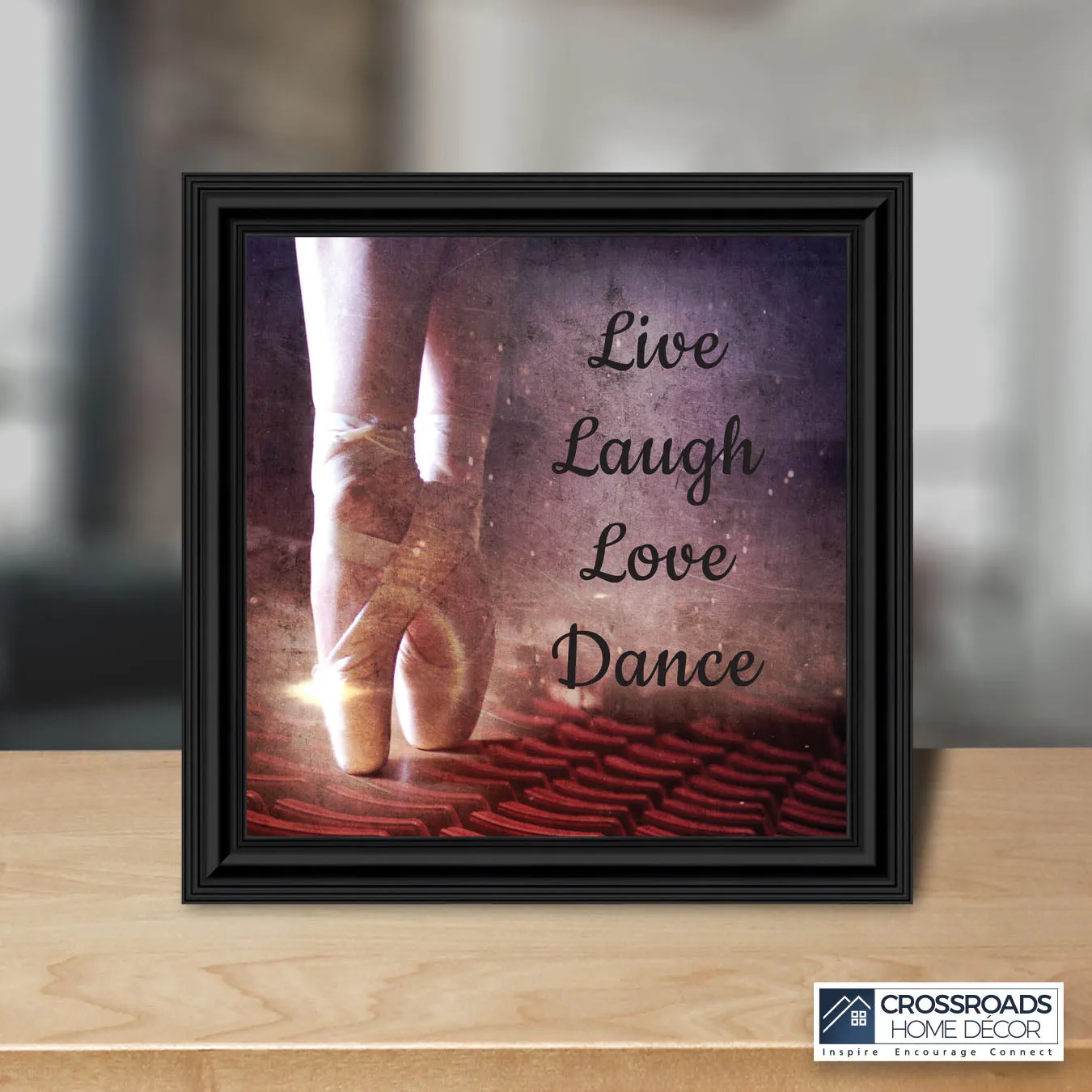 Ballet, Dancer Gifts for Teen Girls or Women, Framed Ballet Slippers, 10x10 6356