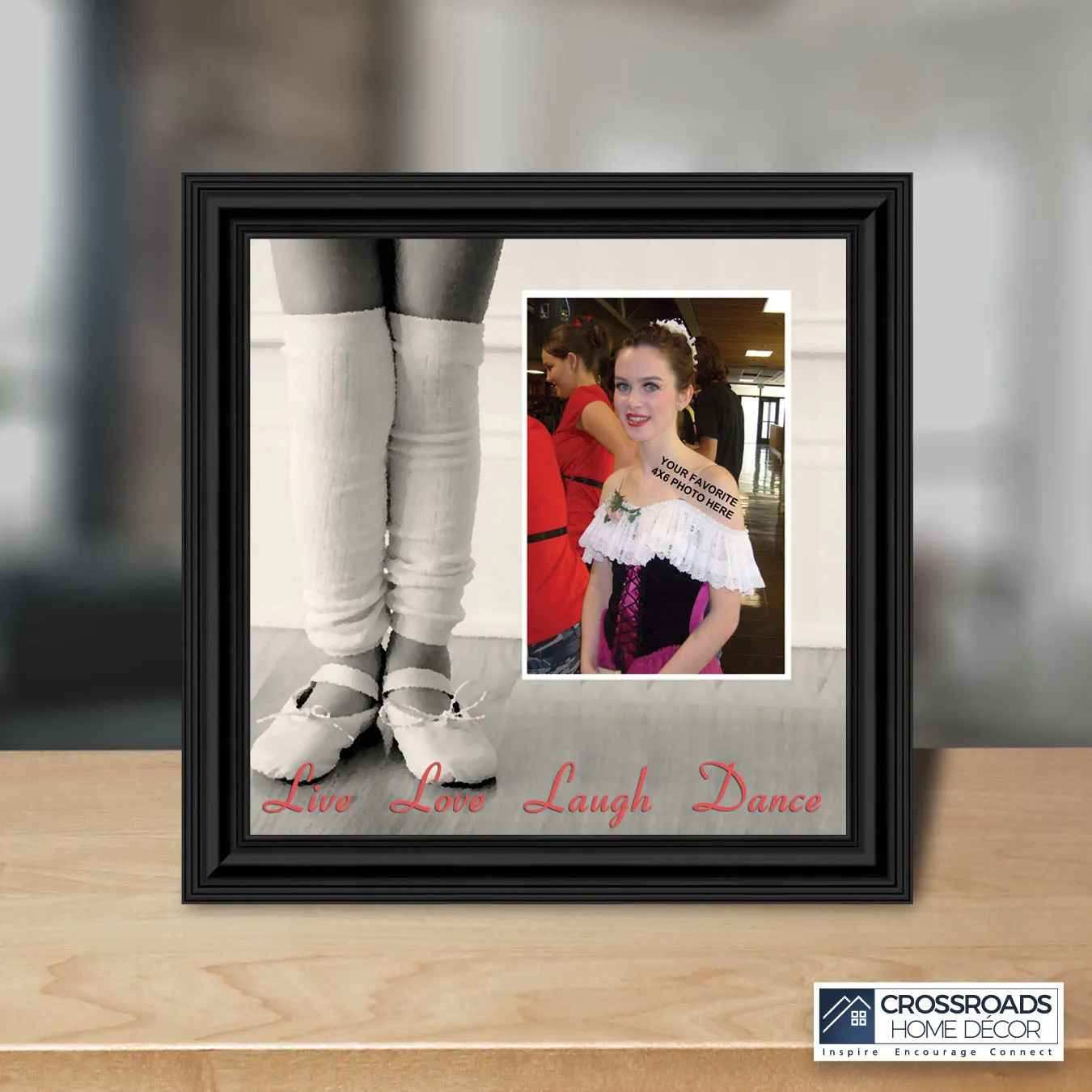 Ballet, Dancer Gifts for Teen Girls or Women, Framed Ballet Slippers, 10x10 6356