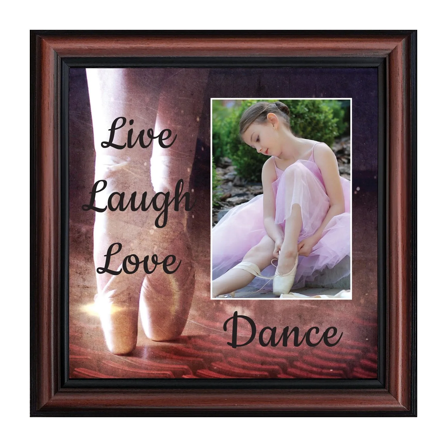 Ballet, Dancer Gifts for Teen Girls or Women, Framed Ballet Slippers, 10x10 6356