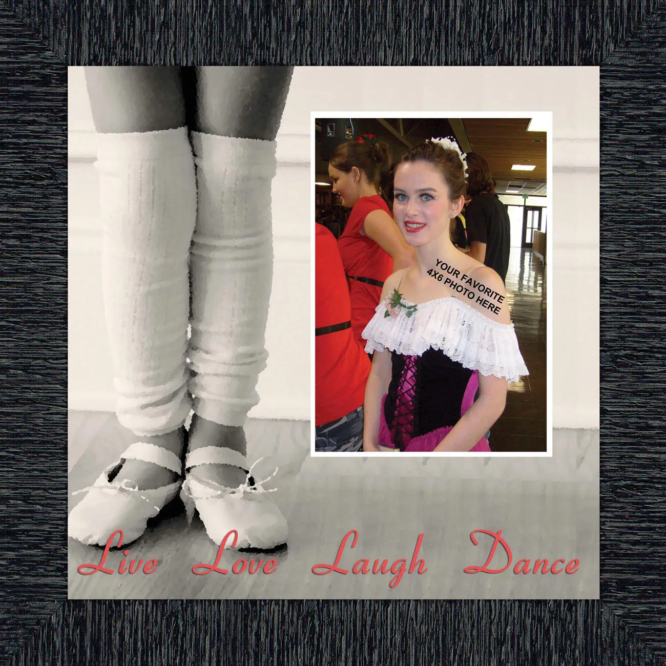 Ballet, Dancer Gifts for Teen Girls or Women, Framed Ballet Slippers, 10x10 6356