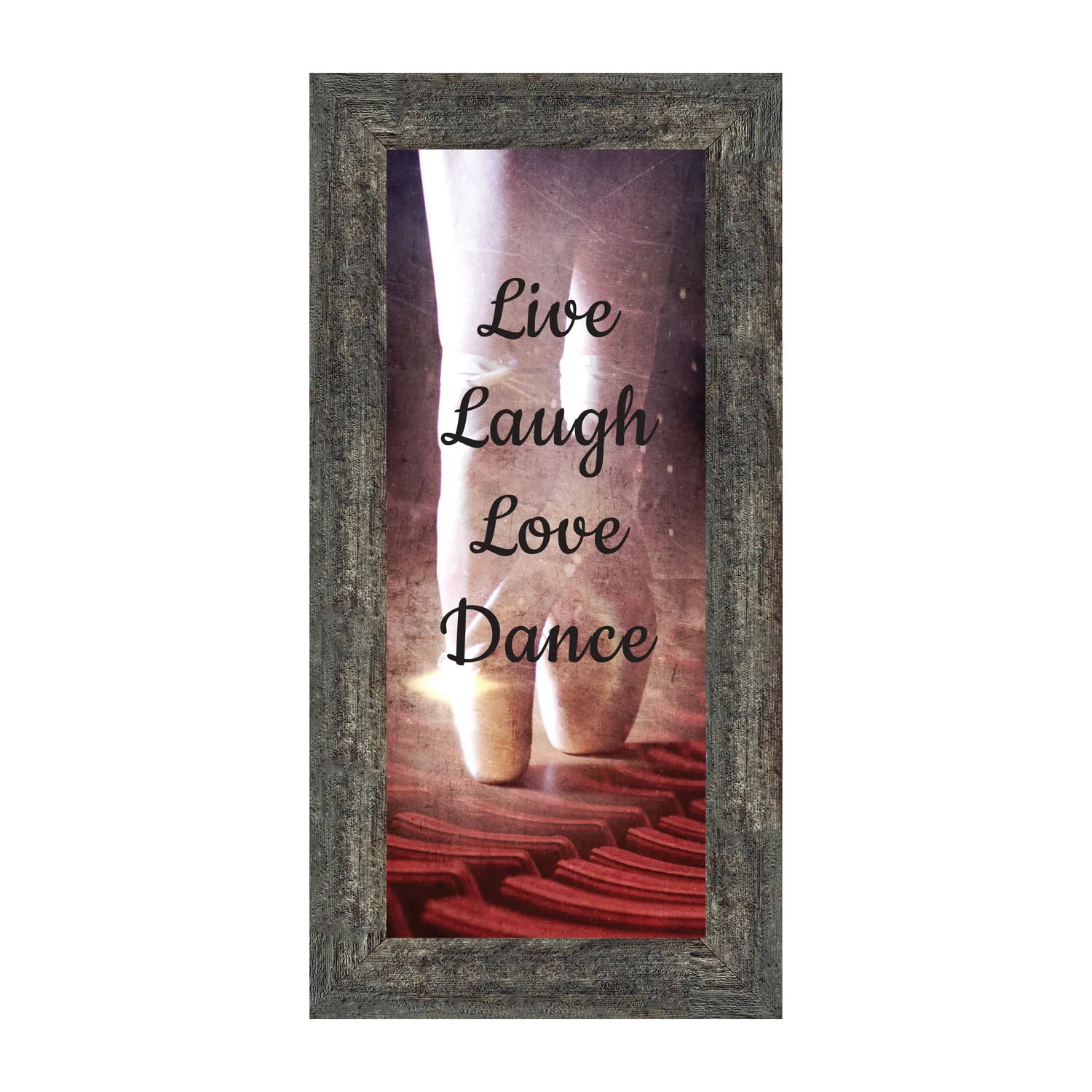 Ballet, Dancer Gifts for Teen Girls or Women, Framed Ballet Slippers, 10x10 6356