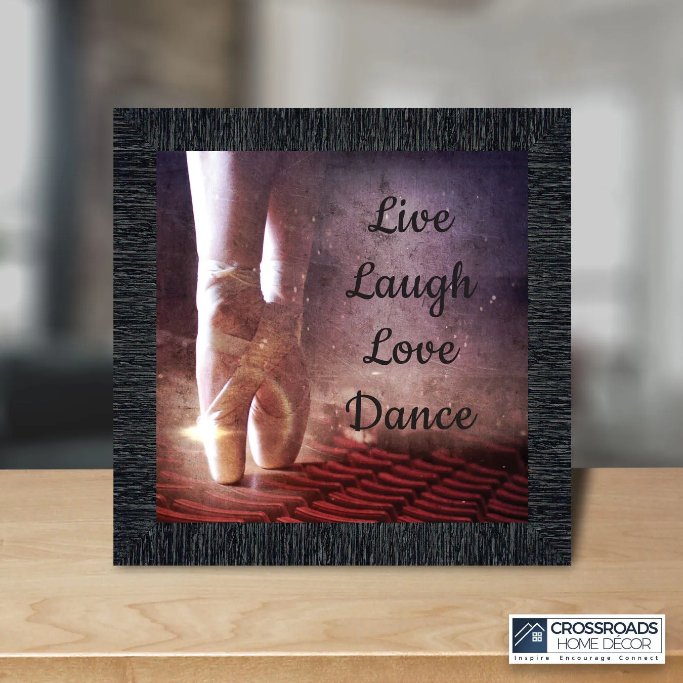 Ballet, Dancer Gifts for Teen Girls or Women, Framed Ballet Slippers, 10x10 6356