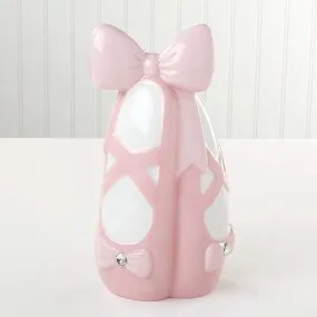 Ballet Slippers Porcelain Bank