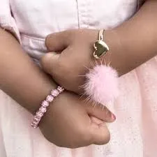 Beaded Stretchy Charm Bracelet - Zomi Gems