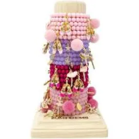 Beaded Stretchy Charm Bracelet - Zomi Gems