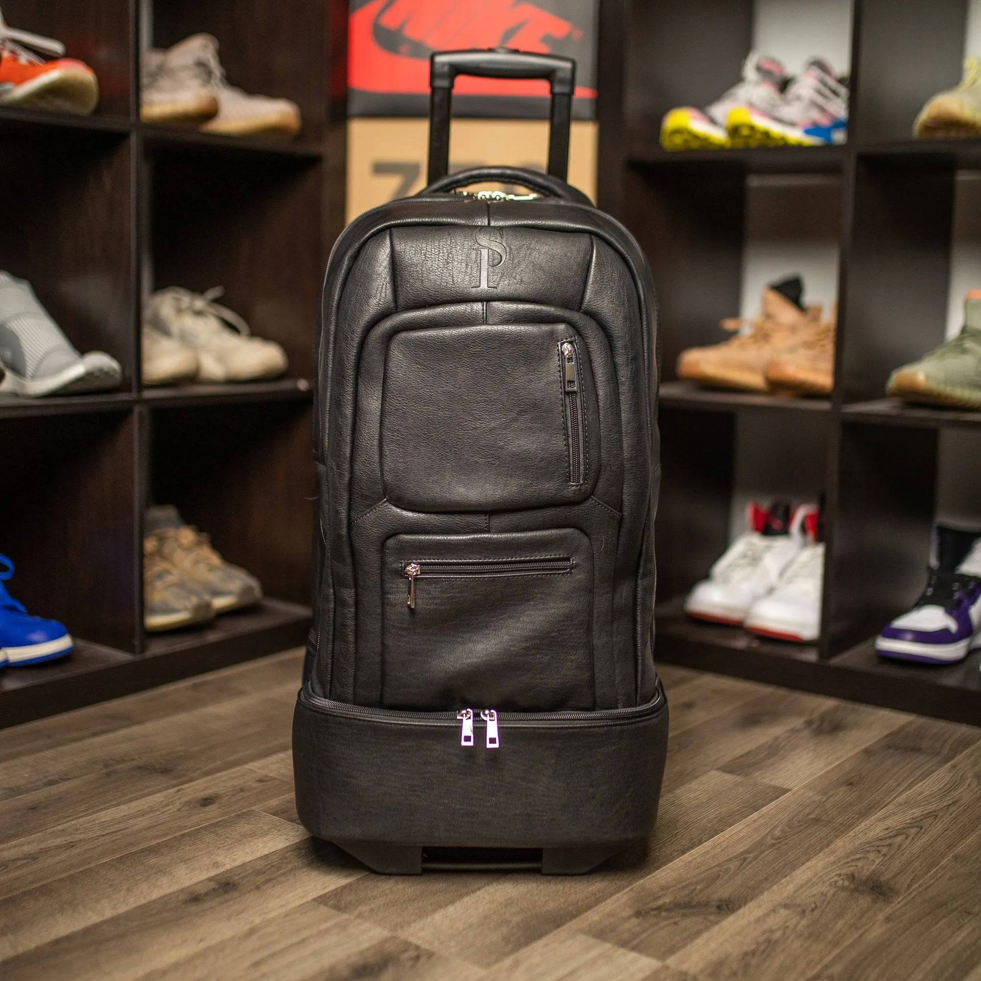 Black Leather Roller Bag (Only 200 Made)