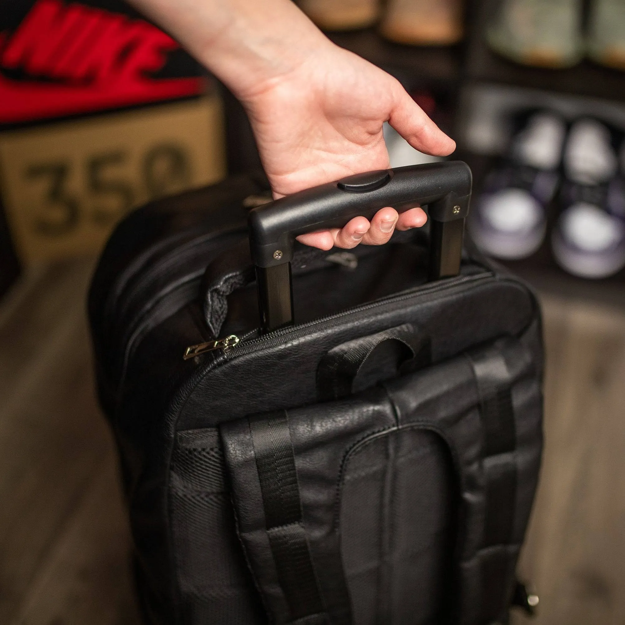 Black Leather Roller Bag (Only 200 Made)