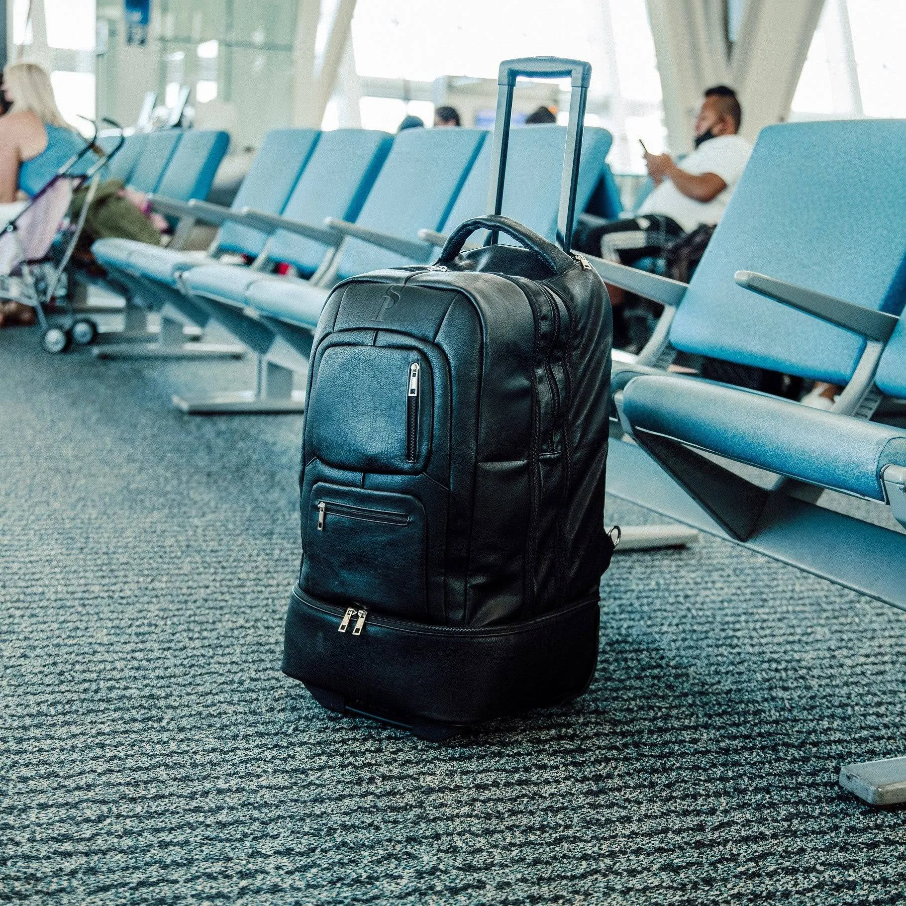 Black Leather Roller Bag (Only 200 Made)