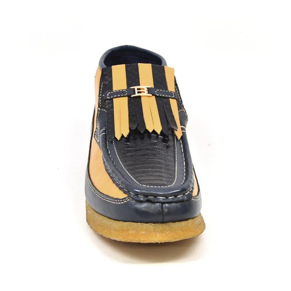 British Walkers Apollo 2 Men's Rust Snake Skin Leather
