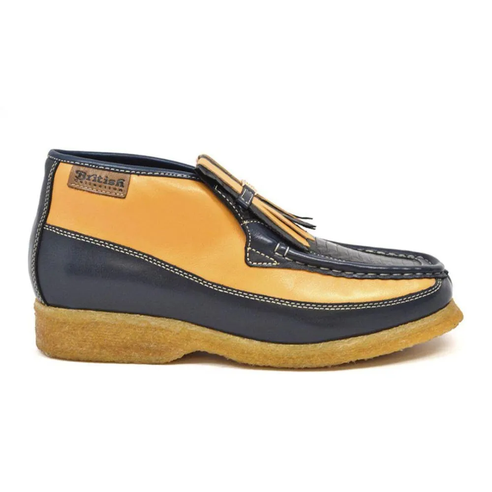 British Walkers Apollo 2 Men's Rust Snake Skin Leather