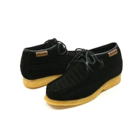 British Walkers Castle Men's Leather and Suede Three Quarter Lace Up Shoes