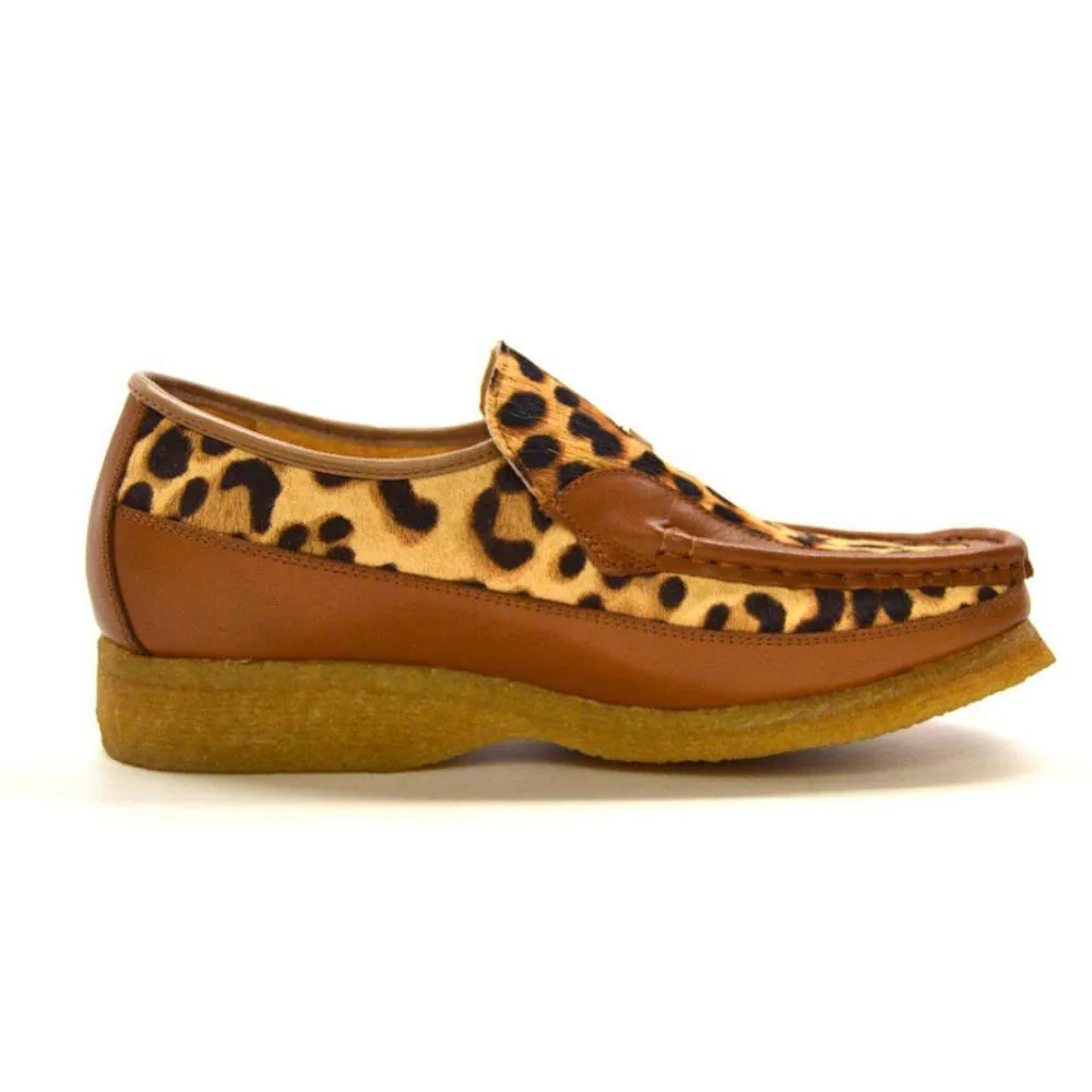 British Walkers Power 2 Limited Edition Men's Leopard Pony Skin Leather