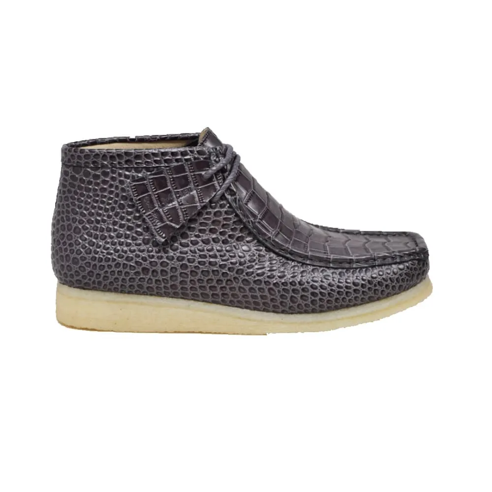 British Walkers Wallabee Boot Gators Men's Alligator Leather