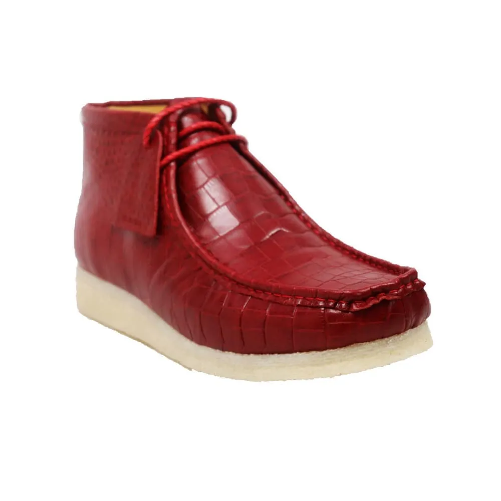 British Walkers Wallabee Boot Gators Men's Alligator Leather