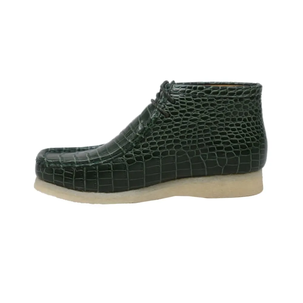 British Walkers Wallabee Boot Gators Men's Alligator Leather