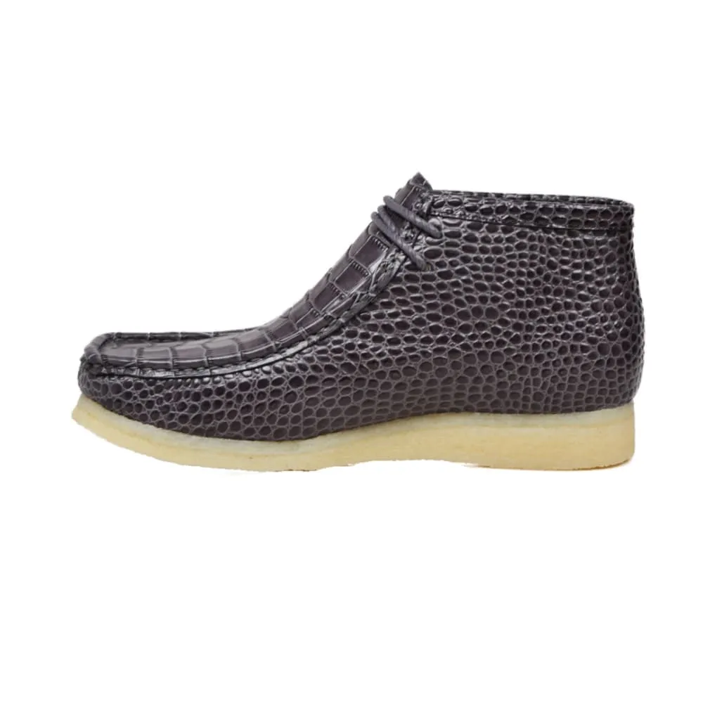 British Walkers Wallabee Boot Gators Men's Alligator Leather
