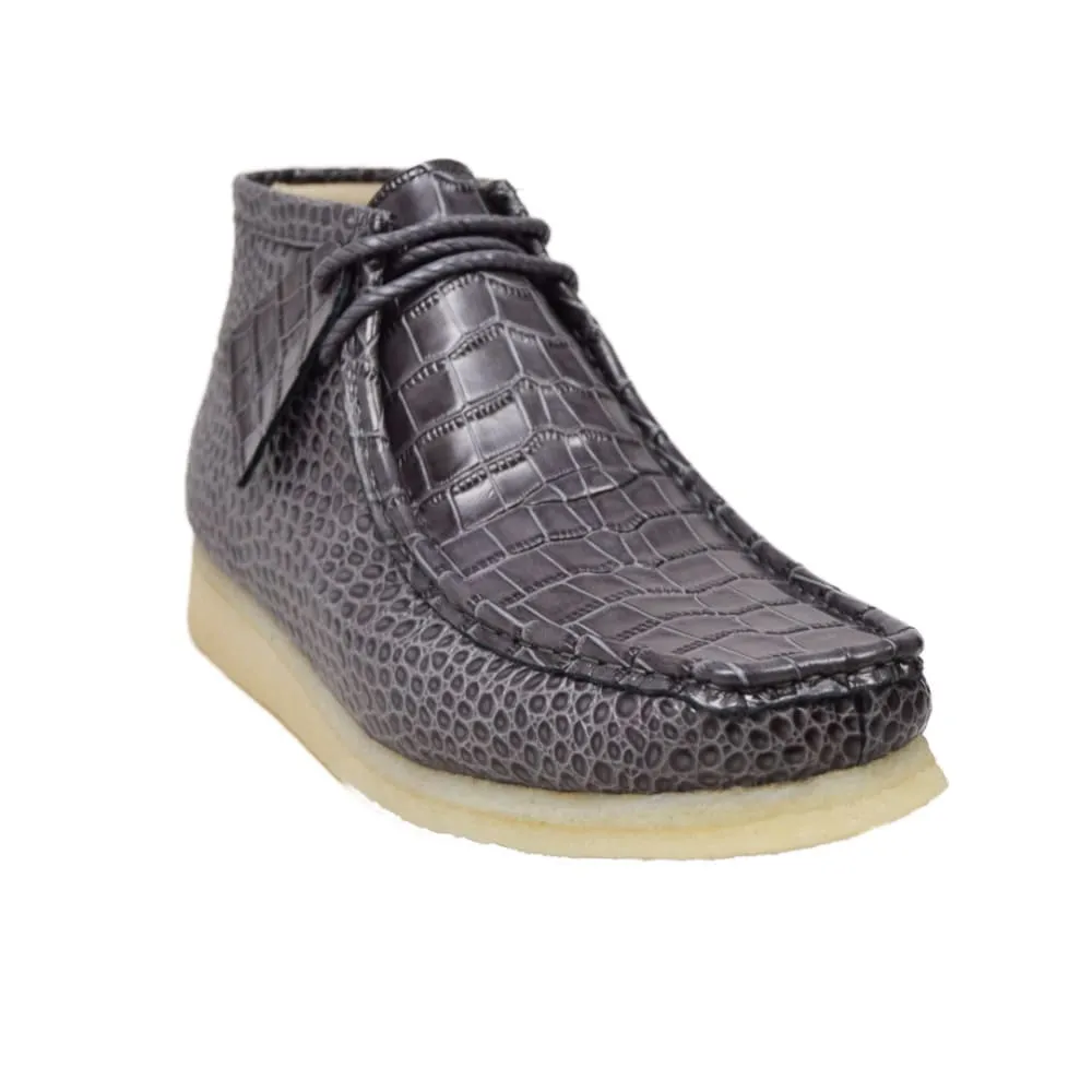 British Walkers Wallabee Boot Gators Men's Alligator Leather