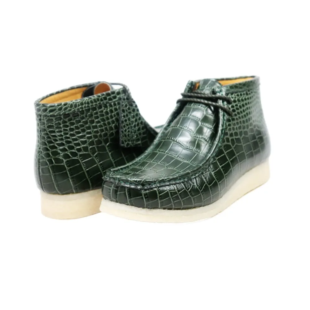 British Walkers Wallabee Boot Gators Men's Alligator Leather