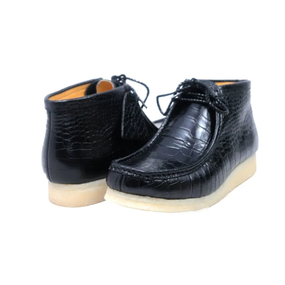 British Walkers Wallabee Boot Gators Men's Alligator Leather