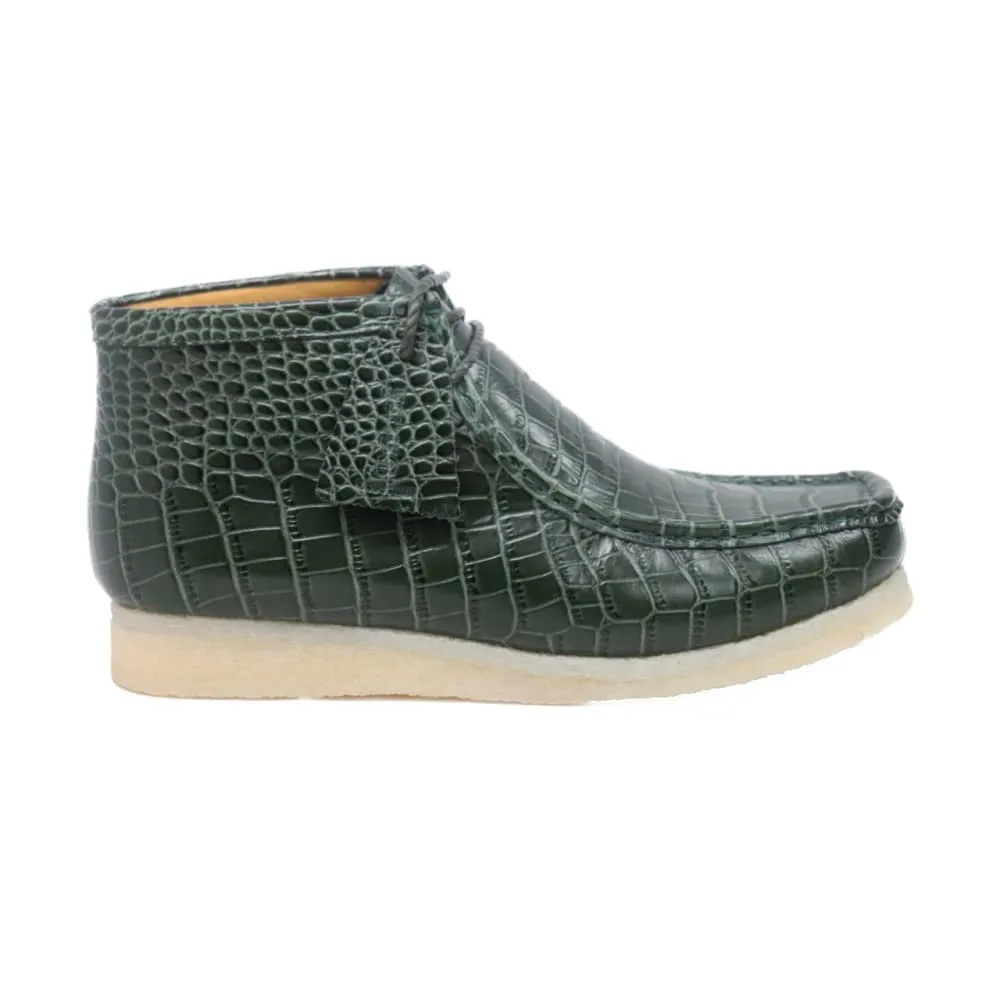 British Walkers Wallabee Boot Gators Men's Alligator Leather