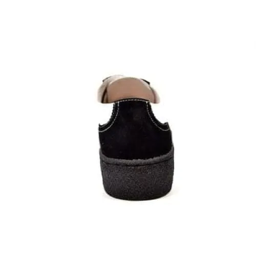 British Walkers Wingtip Men's Black Suede and White Leather