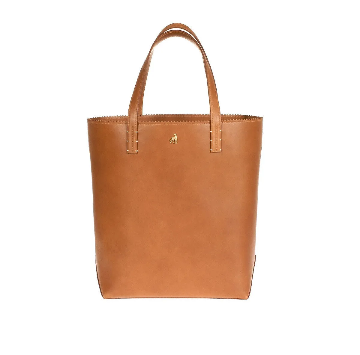 Capri Brown Calf Tote Bag