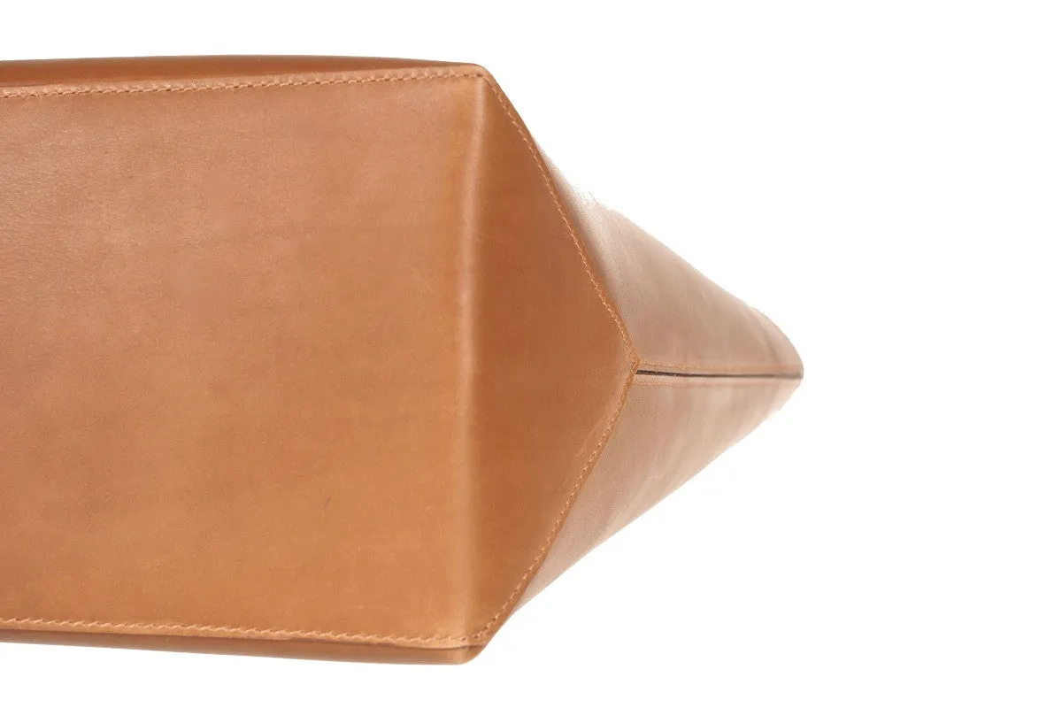 Capri Brown Calf Tote Bag