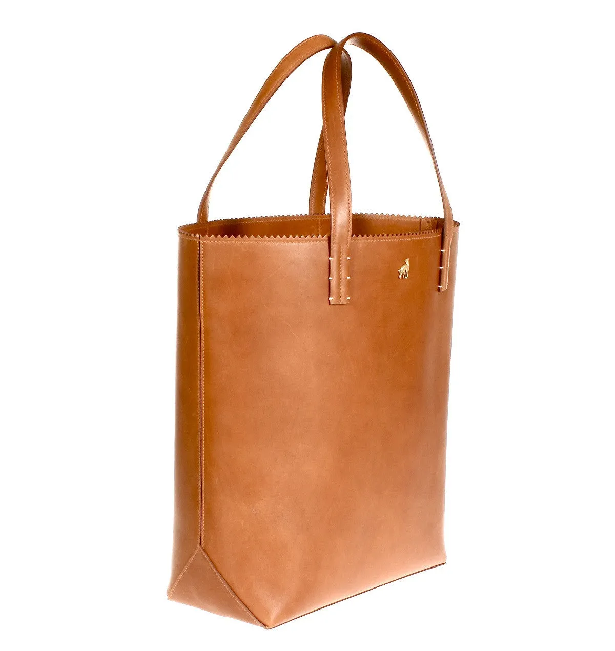 Capri Brown Calf Tote Bag