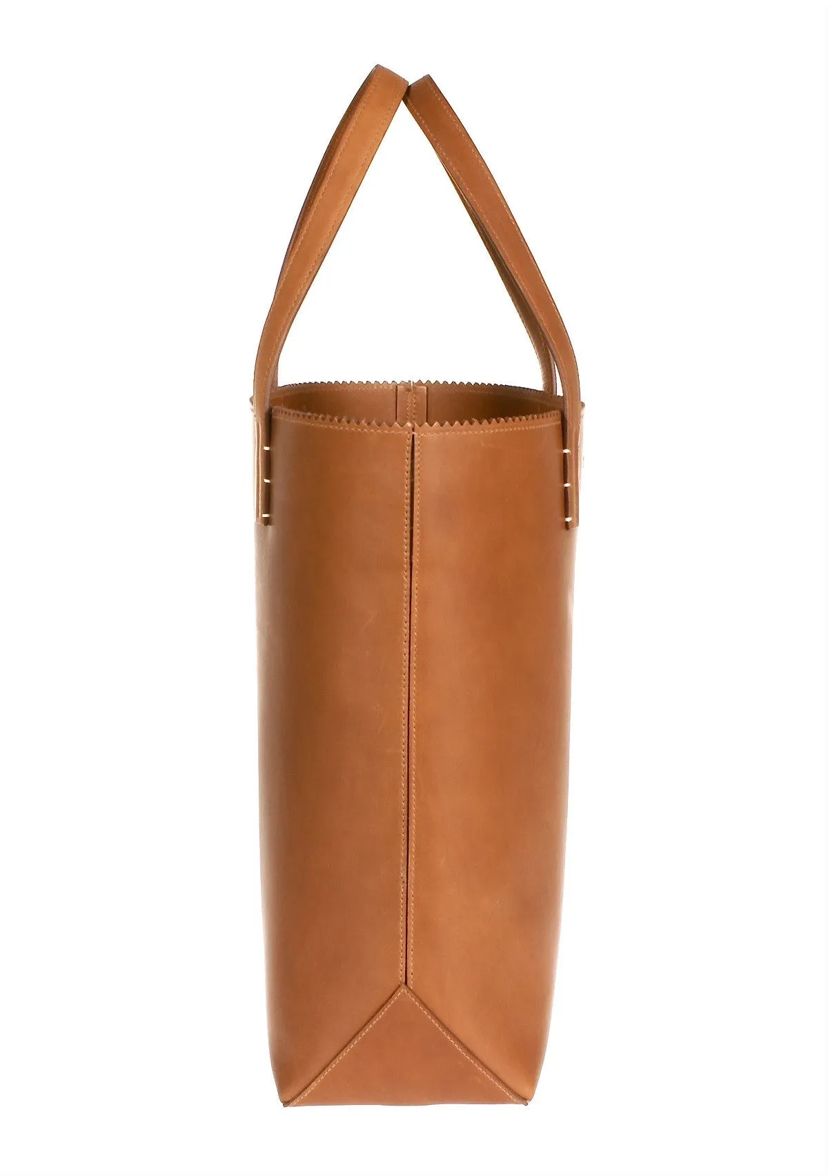 Capri Brown Calf Tote Bag