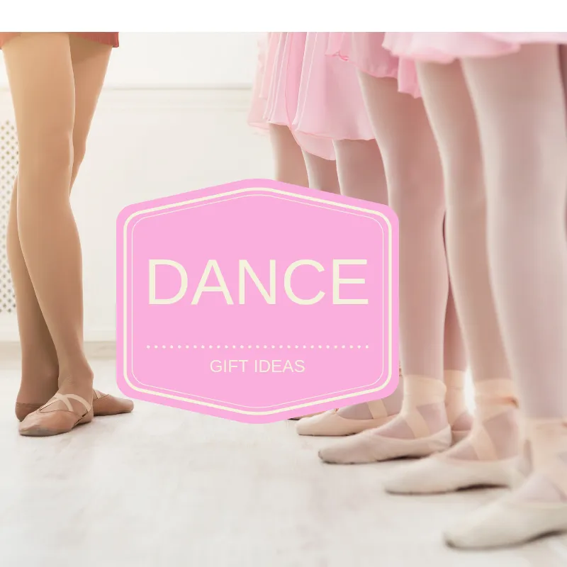 Dance Charm Keychain & Card Gift Set