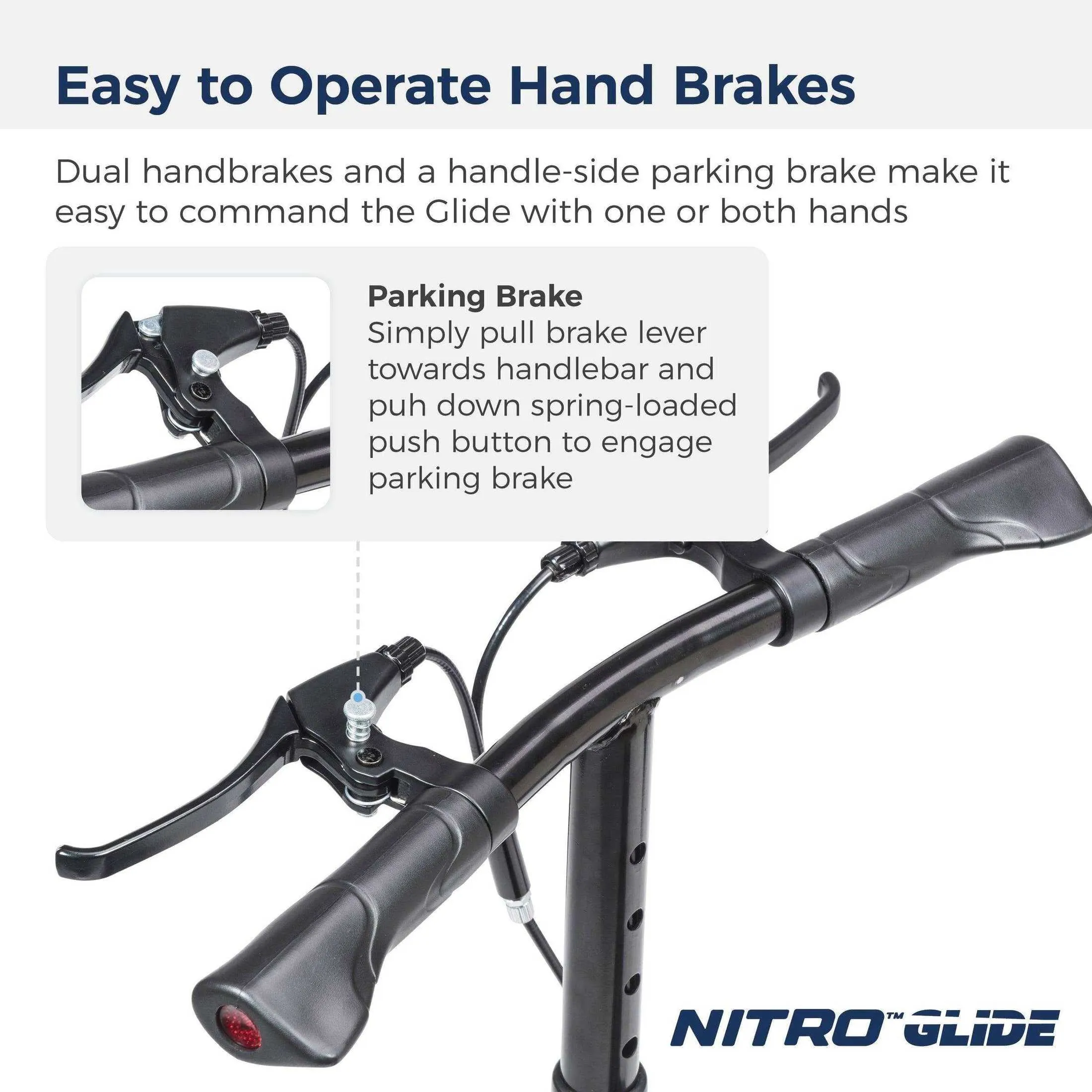 Drive Medical Nitro Glide Knee Walker Knee Scooter Crutch Alternative