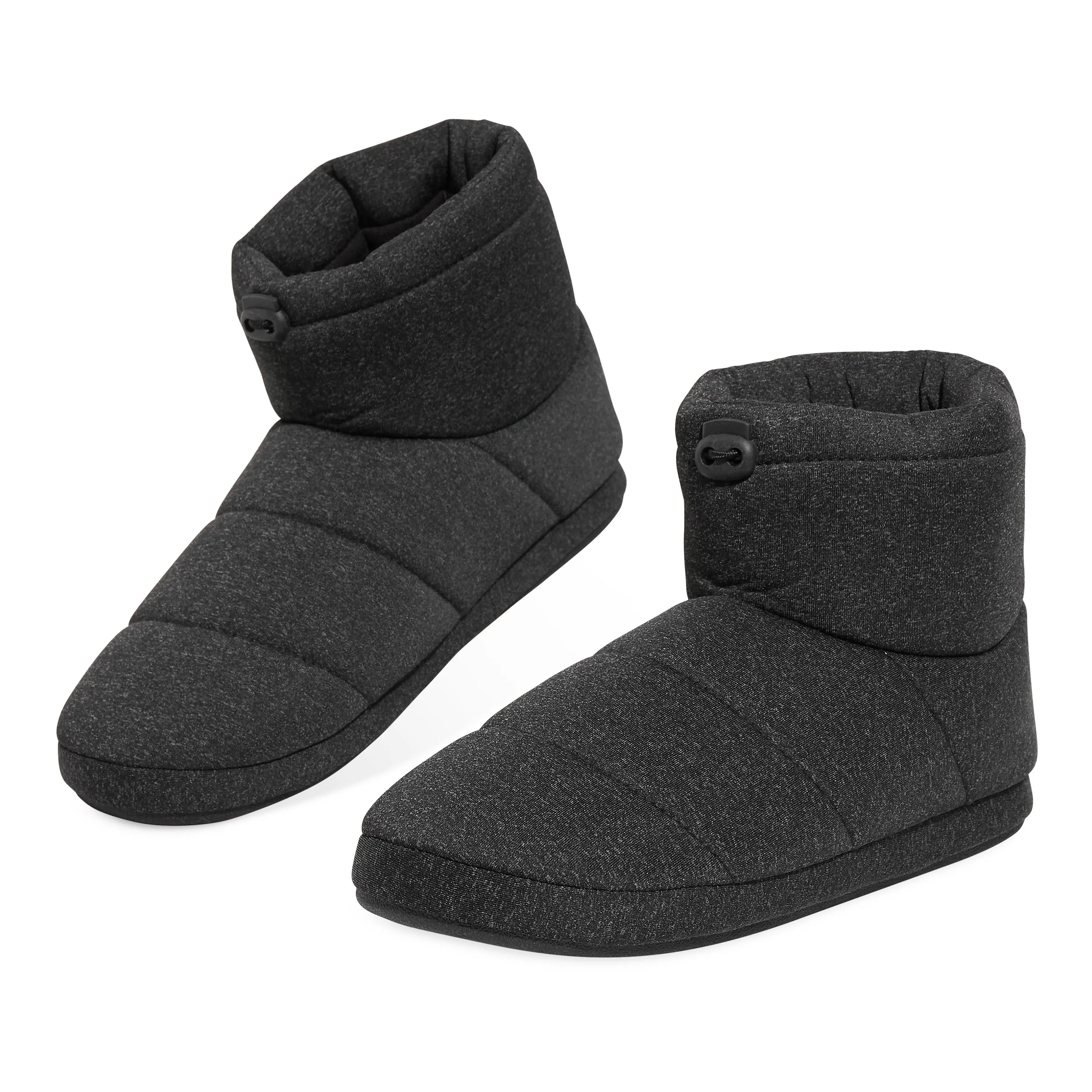 DUNLOP Slippers for Men, Fluffy Mens Slipper Warm and Cosy Winter House Boots