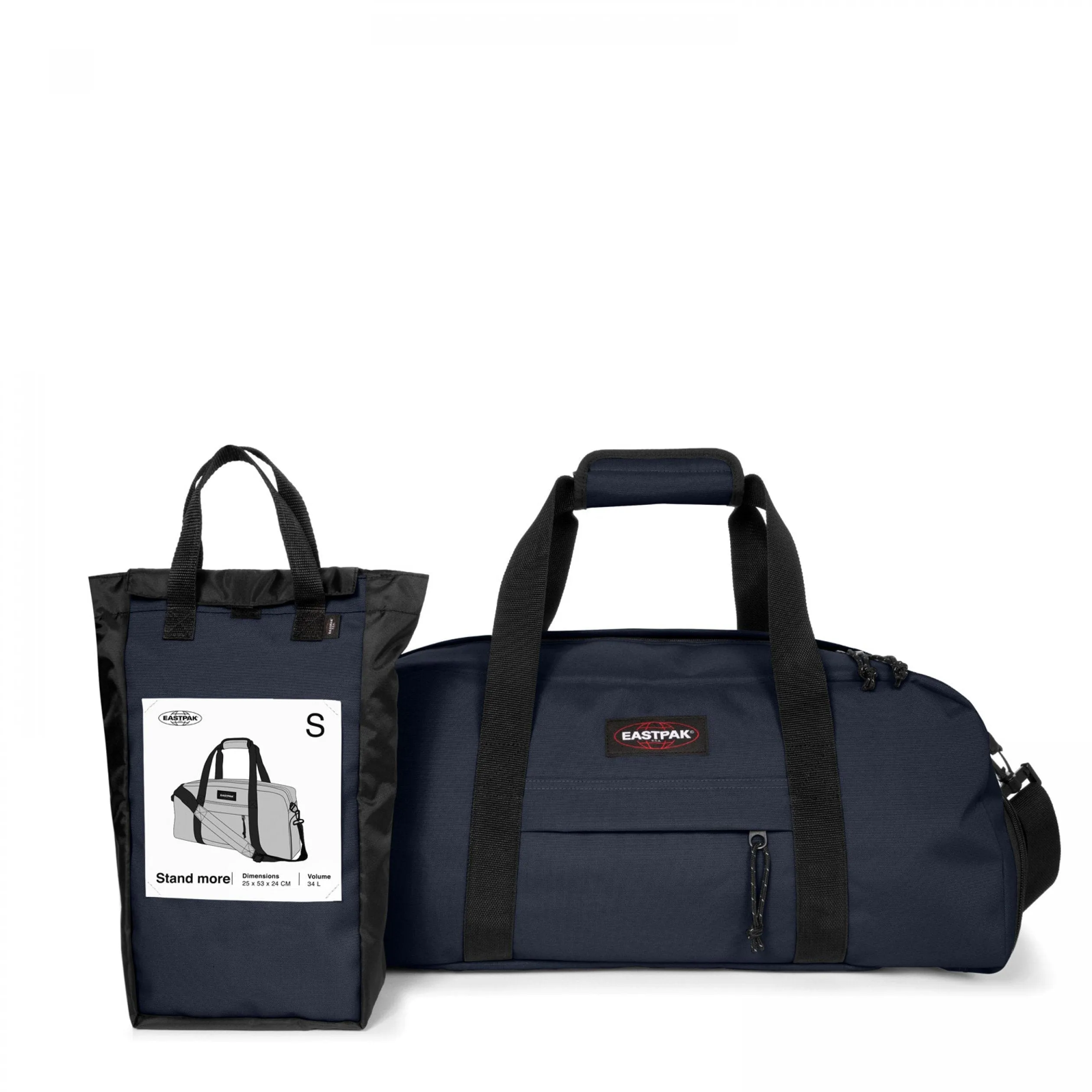 Eastpak Stand More Ultra Marine Foldaway Duffle Bag - EK0A5B9HL831