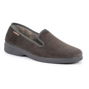Goodyear Mens Grey Memory Foam Slippers MARSHALL